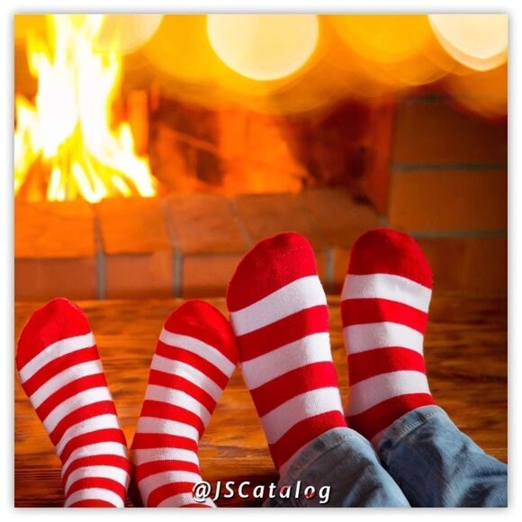 Candy Cane Striped Cotton Thigh-Highs Socks OSFM - Picture 13 of 13